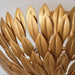 16 Inch 3-Light Farmhouse Golden Semi-Flush Mount Ceiling Lighting - Sweatfully