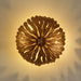 16 Inch 3-Light Farmhouse Golden Semi-Flush Mount Ceiling Lighting - Sweatfully