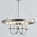 4-Light Iron Modern Island Pendant Lighting with Acrylic Lens - Sweatfully