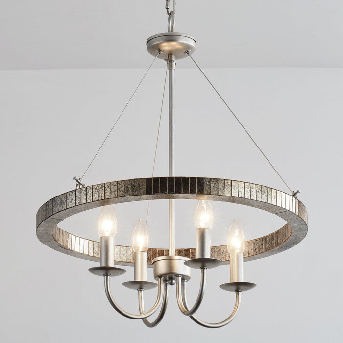 4-Light Iron Modern Island Pendant Lighting with Acrylic Lens - Sweatfully