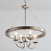 4-Light Iron Modern Island Pendant Lighting with Acrylic Lens - Sweatfully