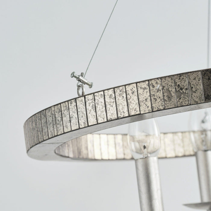 4-Light Iron Modern Island Pendant Lighting with Acrylic Lens - Sweatfully