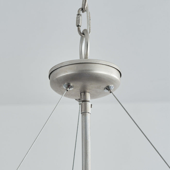 4-Light Iron Modern Island Pendant Lighting with Acrylic Lens - Sweatfully