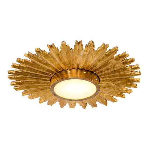 Golden Sunburst Flush Mount LED Lighting - Sweatfully