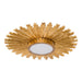 Golden Sunburst Flush Mount LED Lighting - Sweatfully