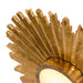 Golden Sunburst Flush Mount LED Lighting - Sweatfully