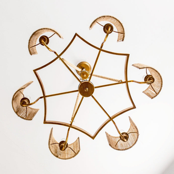 6-Light Farmhouse Bedroom Island Pendant Lighting - Sweatfully