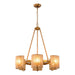 6-Light Farmhouse Bedroom Island Pendant Lighting - Sweatfully
