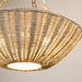 Farmhouse 3-Light Rattan Island Pendant Lighting in Bowl Shape - Sweatfully