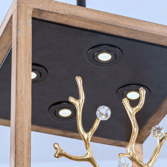 4-Light Modern Branches Island Pendant Lighting - Sweatfully