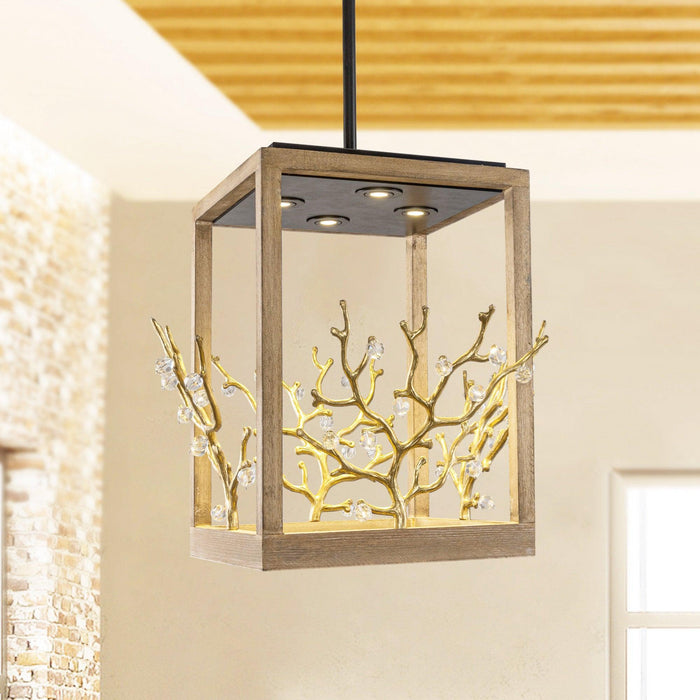 4-Light Modern Branches Island Pendant Lighting - Sweatfully