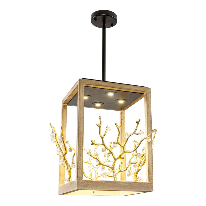 4-Light Modern Branches Island Pendant Lighting - Sweatfully