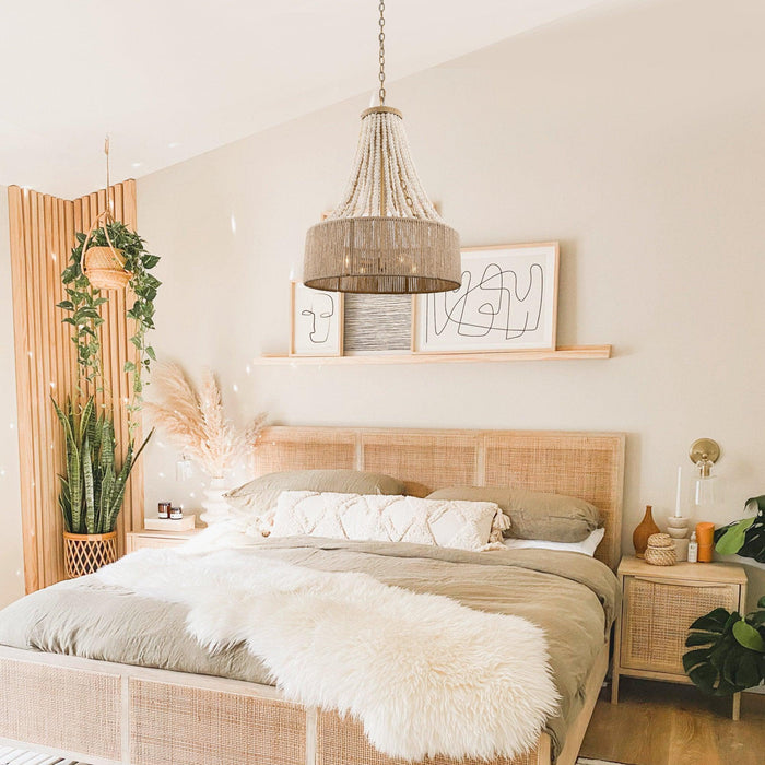 4-Light Golden Farmhouse Dry Rated Chandelier - Sweatfully
