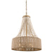 4-Light Golden Farmhouse Dry Rated Chandelier - Sweatfully
