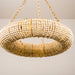 Farmhouse 6-Light Antique Golden Flush Mount Lighting - Sweatfully