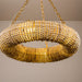 Farmhouse 6-Light Antique Golden Flush Mount Lighting - Sweatfully