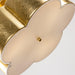 Golden Modern Semi Flush 3-Light Ceiling Lighting - Sweatfully