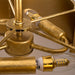 Golden Modern Semi Flush 3-Light Ceiling Lighting - Sweatfully