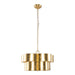 Golden 5-Light Iron Dry Rated Island Pendant Lighting - Sweatfully