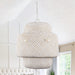 Rustic 3-Light White Dry Rated Farmhouse Island Pendant Hanging Light - Sweatfully