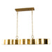 5-Light Golden Modern Dry Rated Island Pendant Lighitng - Sweatfully