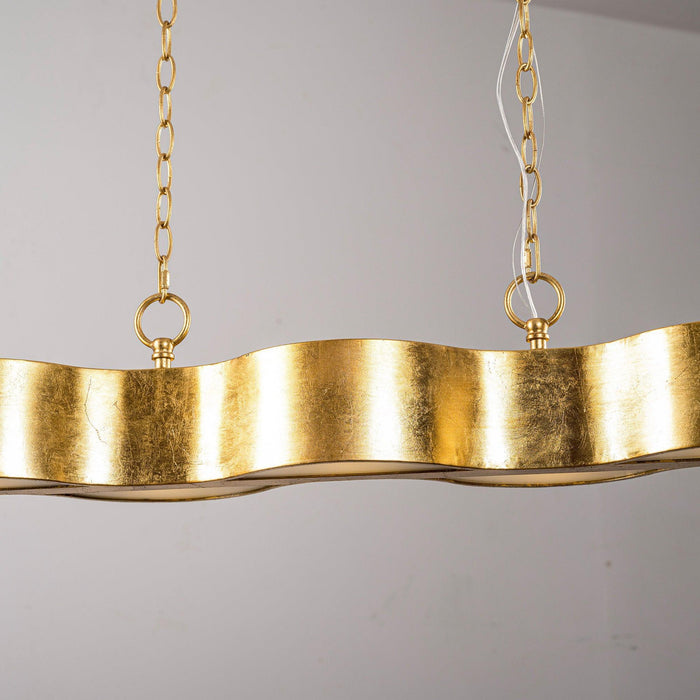 5-Light Golden Modern Dry Rated Island Pendant Lighitng - Sweatfully