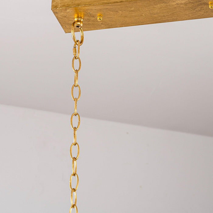 5-Light Golden Modern Dry Rated Island Pendant Lighitng - Sweatfully