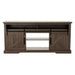 68" Farmhouse TV Stand with Double Sliding Barn Doors for Living Room - Sweatfully