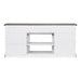 68" Farmhouse TV Stand with Double Sliding Barn Doors for Living Room - Sweatfully
