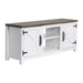 Farmhouse TV Stand for 58 Inch TV Storage Cabinet for Living Room - Sweatfully