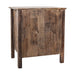 Farmhouse  Solid Wood Bedroom Nightstand Side Table - Sweatfully