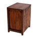 Modern Assembled Brown 2-Drawer Cabinet Night Stand - Sweatfully