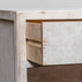 Classic Modern 1-Drawer Solid Wood White Nightstand Side Table - Sweatfully