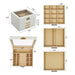 Elegant Jewelry Box Organizer for Women, 4-Layer Jewelry Organizer, 3-Drawers - Sweatfully