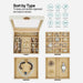 Elegant Jewelry Box Organizer for Women, 4-Layer Jewelry Organizer, 3-Drawers - Sweatfully