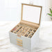 Elegant Jewelry Box Organizer for Women, 4-Layer Jewelry Organizer, 3-Drawers - Sweatfully