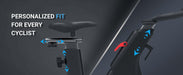 Home Upright Bike - Muscle D Fitness - Exercise Bike - Adjustable Seat and Handle Bars - Sweatfully