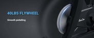 Home Upright Bike - Muscle D Fitness - Exercise Bike - Adjustable Seat and Handle Bars - Sweatfully