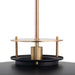 Beacon 1-Light Modern Gold & Black Island Pendant Light - Sweatfully