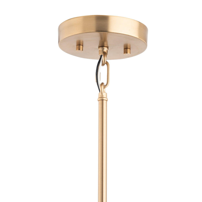 Beacon 1-Light Modern Gold & Black Island Pendant Light - Sweatfully