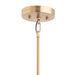 Beacon 1-Light Modern Gold & Black Island Pendant Light - Sweatfully