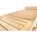 Norwegian Natural Teak Shower and Bath Curved Spa Bench with Shelf - 30" - Sweatfully