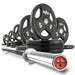 XMARK Chisel Olympic Weight Plates & Bar Set Builder BLACKSMITH-CHISEL-BAL-155 - Sweatfully