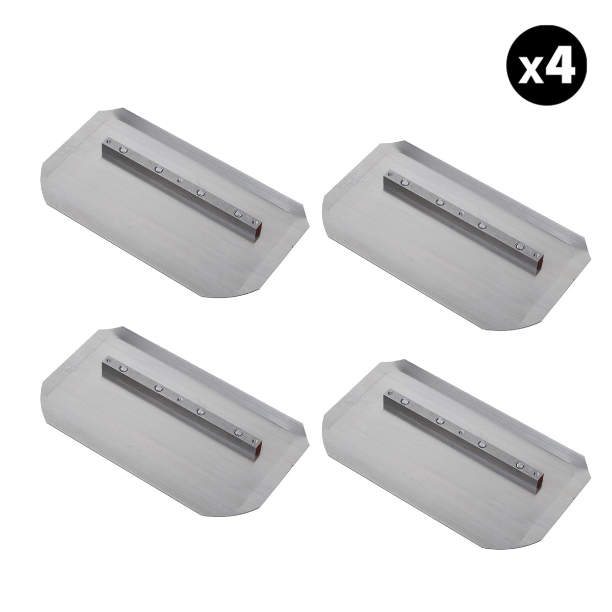 Set of 4 - 6″ x 14″ Replacement Combo Trowel Blades Bar Mount for ...