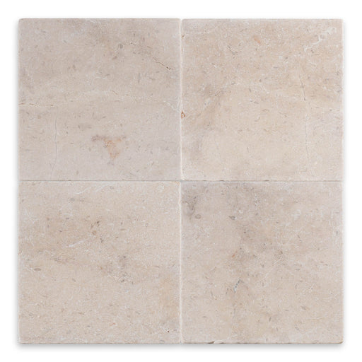 Botticino Marble Tumbled Tile 6"x6" - Sweatfully