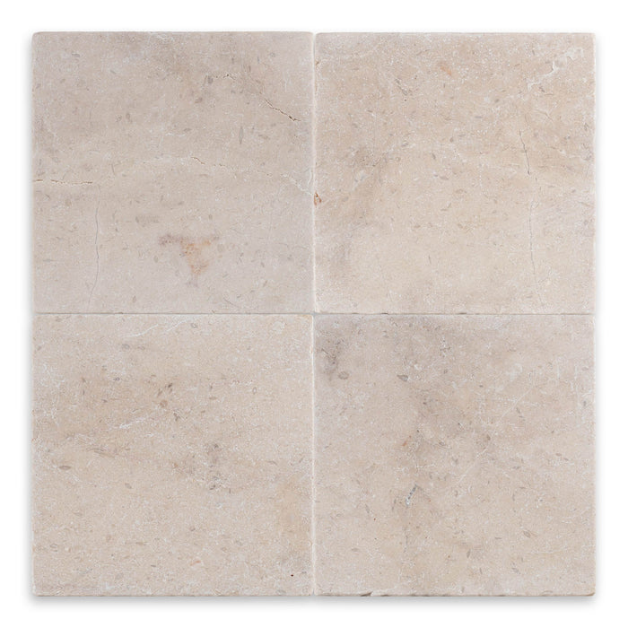 Botticino Marble Tumbled Tile 6"x6" - Sweatfully
