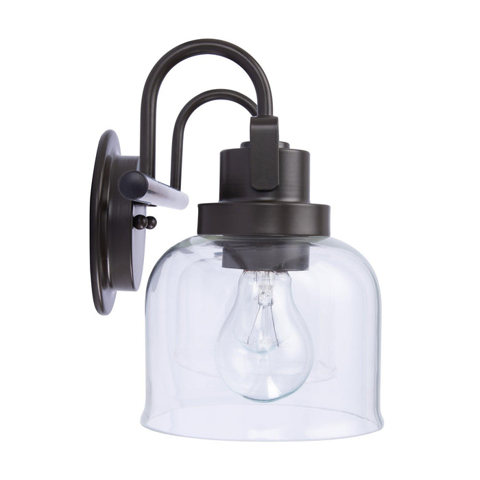 Brighton 2-Light Dark Bronze Dimmable Bathroom Vanity Light - Sweatfully