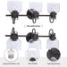 Brighton 3-Light Dark Bronze Dimmable Bathroom Vanity Light - Sweatfully