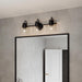 Brighton 3-Light Dark Bronze Dimmable Bathroom Vanity Light - Sweatfully