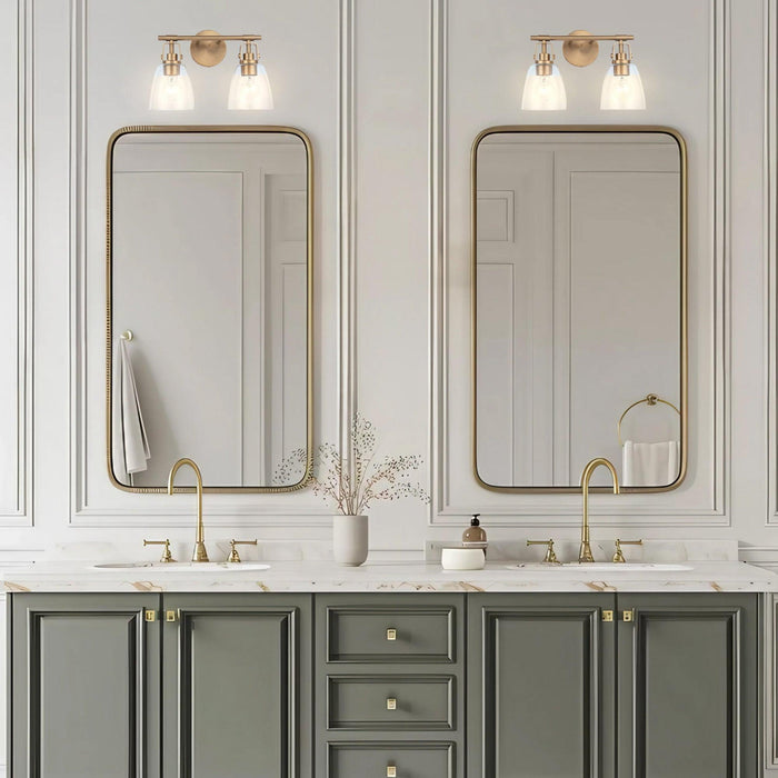 Brilliance Modern Farmhouse 2-Light Vanity Light - Sweatfully